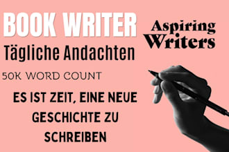 ghostwrite christian devotional and gebetstagebücher in german for ebook