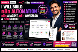 build n8n automation n8n ai agent n8n workflow and n8n chatbot