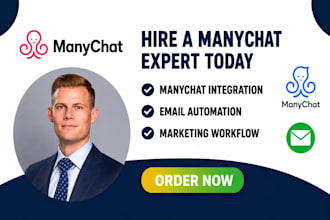 manychat integration, email automation, marketing workflow