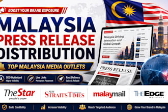 write and distribute your press release to top malaysia media outlets