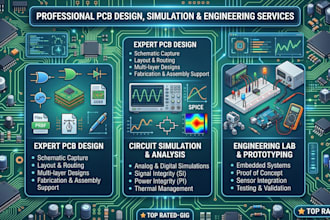 design electrical circuits, simulations and engineering lab projects