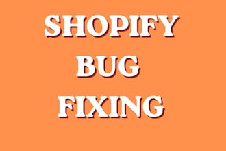 do shopify bug fixing for you
