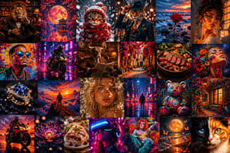 create ai content creation and art with high definition