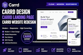 do carrd design carrd landing page carrd website design carrd website redesign