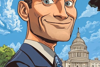 do a political cartoon for political cartoons