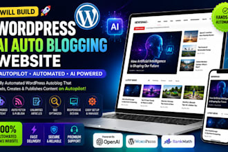 build a wordpress ai auto blogging website