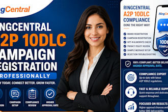 do ringcentral a2p 10dlc campaign registration professionally