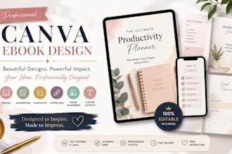 canva ebook design, canva designer, lead magnet canva ebook, canva ebook design