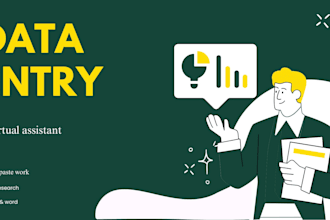 be your expert data entry and virtual