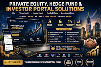 design hedge fund private equity venture capital angel investor website