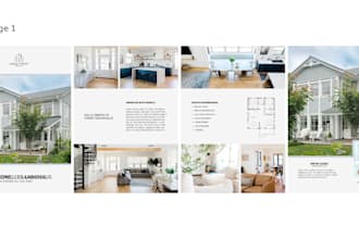 design modern real estate flyers, brochures, and exposé