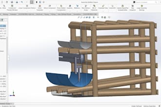 draw 3d part models in solidworks for you