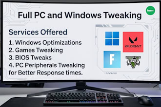 optimize, repair, tweak your PC to boost its performance