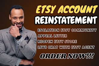 etsy account reinstatement appeal letter etsy suspension etsy reopen