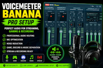 setup voicemeeter banana for gaming and streaming
