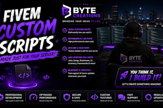 create custom scripts for your fivem server