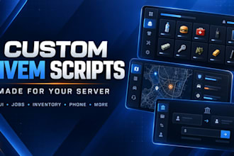 create custom scripts for your fivem server