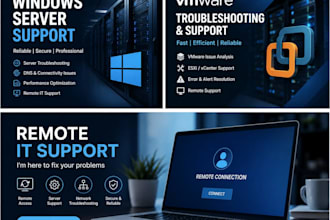 fix windows server and vmware issues remotely