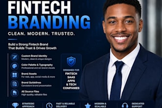 do finctech branding tech brand clean brand for finctech companics