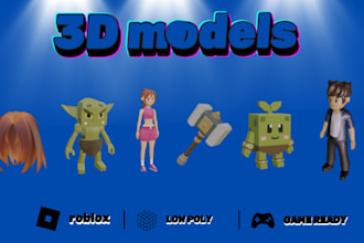 make 3d models for games