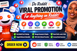 use reddit seo post to promote ai startup link app link saas website product