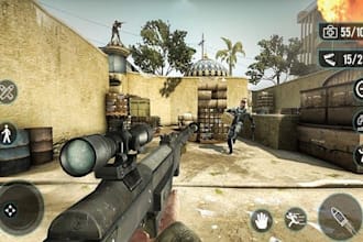 develop 3d battel game, sniper game, shooting game, like cod, battle royale