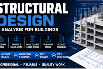 do professional structural design and analysis for buildings