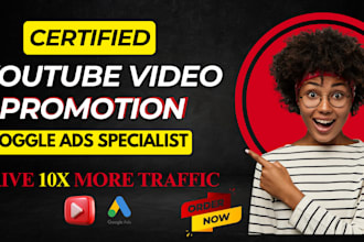 do organic youtube video promotion through goggle ads and channel growth