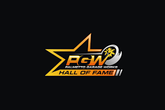 make automotive garage tire logo with hall of fame
