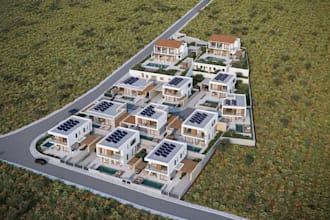 remodel modern residential building, unite apartment,landscape design,cgi render