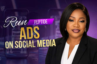 fix peptide ads run peptide ads on social media and setup peptide marketing