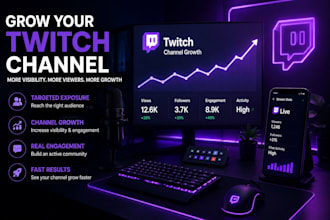 professionally promote your twitch stream for real audience growth