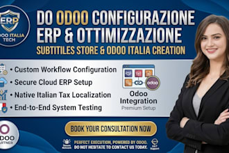 do odoo configurazione erp ottimizzazione odoo italia bank sync assistenza odoo