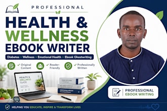 write a professional diabetes, health, and wellness ebook
