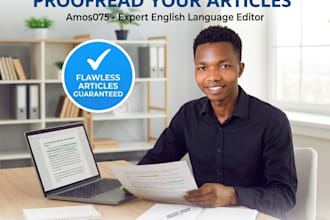 professionally rewrite, edit, and proofread your articles