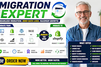 migrate landing page ueni to shopify to wordpress to shopify website migration