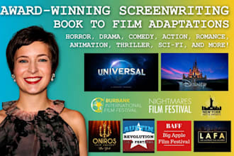 adapt your book into a screenplay for TV or film