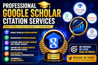 increase and backdate google scholar citation using researchgate and journals