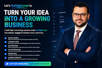 gohiglevel sales funnel go highlevel landing page gohighlevel website design