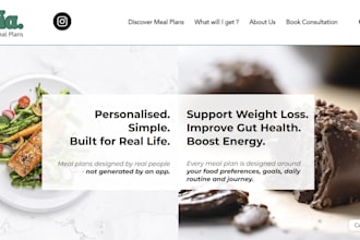 create a professional and modern website