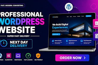 design or redesign wordpress website, landing page expert