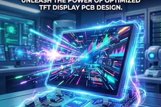 design professional tft pcb for high performance displays