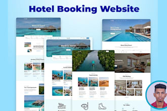create a travel agency, tour booking, and hotel website
