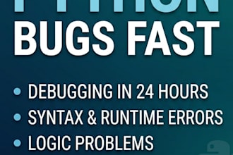do python debugging and fix core library bugs within 24 hours