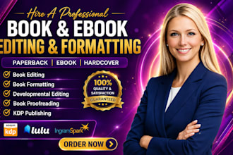ebook formatting, kindle ebook formatting, and paperback formatting