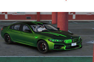 3d car, gta fivem car mod, 3d vehicle, scripting, car customization server set