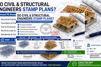 do civil and structural engineers stamp
