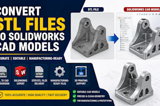 convert stl files to solidworks cad models