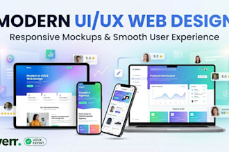 design modern responsive UI websites
