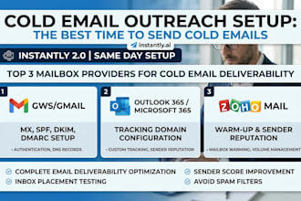setup instantly ai for email warmup and cold email outreach
